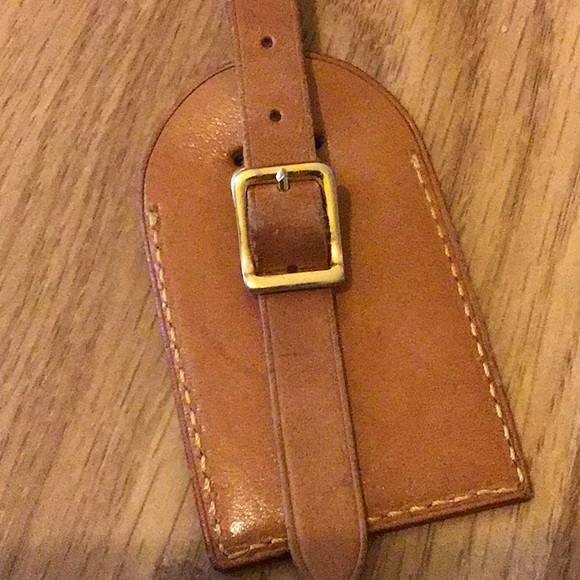 Louis Vuitton luggage tag gold JN - Picture 5 of 9